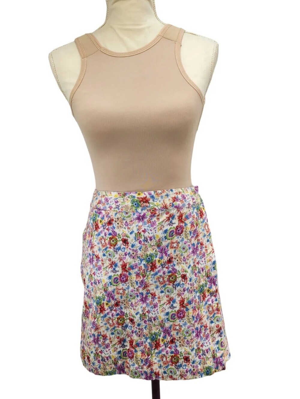 Kate Hill Floral Skort Multi-Color Size 8P